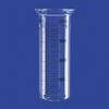 Réacteur en verre cylindrique sans vidange