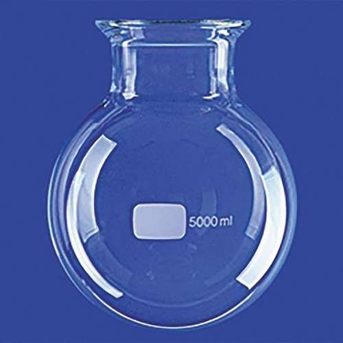 Réacteur en verre sphérique sans vidange