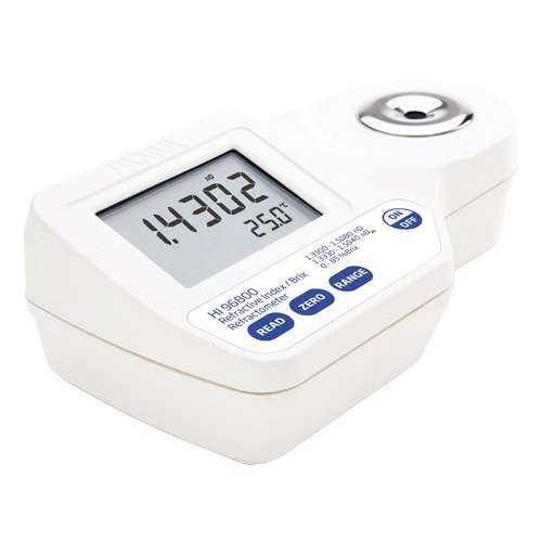 Réfractomètre numérique portatif, indice de réfraction et concentration en sucre, HANNA®