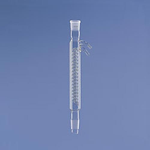 Réfrigérant à serpentin (graham) à double enveloppe en verre borosilicaté 3.3, avec olives verres