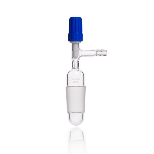Robinet avec pointeau PTFE rodage 24/29