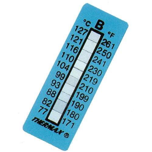 Rubans thermomètres thermo-sensibles à 8 températures, THERMAX®