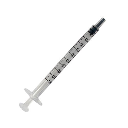 Seringue plastique 3 pièces, embout tuberculine, TERUMO®, stérile