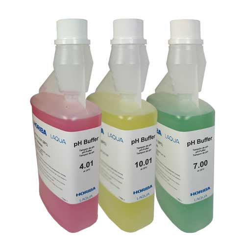 Solution tampon pH, HORIBA® dans un flacon doseur, Traçable NIST, avec certificat