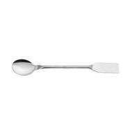 Spatule acier forme cuillère ronde et large
