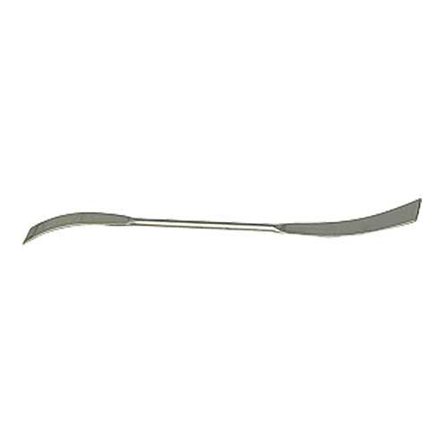 Spatule double aux extrémités courbéees en inox