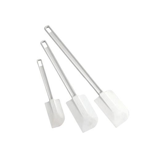 Spatule flexible, type Maryse, manche en plastique et embout en caoutchouc