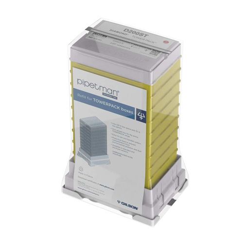 Système de recharge PIPETMAN™ TOWERPACK™  - Jaune