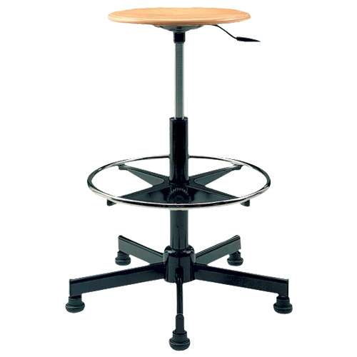 Tabouret à hauteur réglable, SIDPA®, avec repose pieds