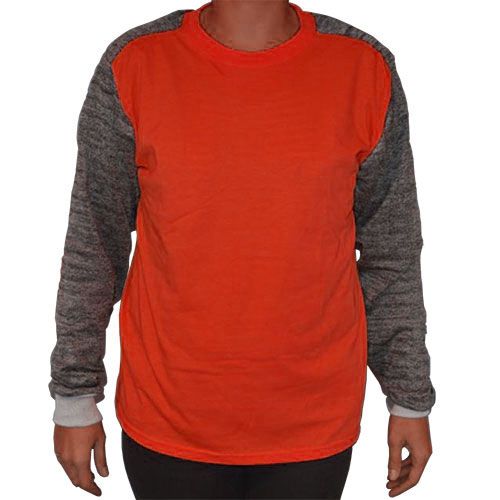 Tee shirt rouge, manches anti coupure niveau 5