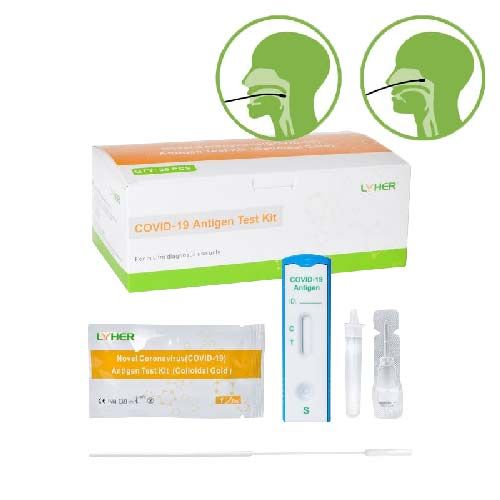 Test antigénique Covid-19, prélèvement nasopharyngé et oropharyngé