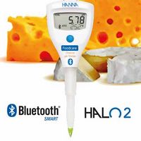 Testeur de pH avec électrode spéciale viande - HALO2 - HANNA Instruments