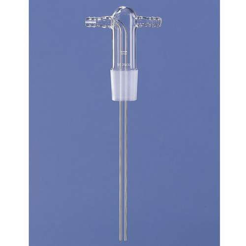 Tête seul sans disque fritté pour flacon laveur forme cylindrique, olive en verre