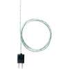 Thermocouple isolé, soie de verre, flexible, LU 1500 mm, TC type K