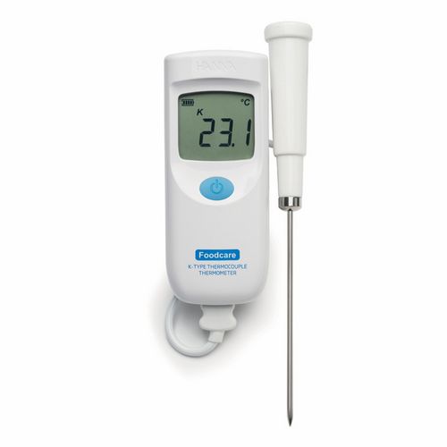 Thermomètre à sonde HI935001, alimentaire étanche à thermocouple type K, HANNA®