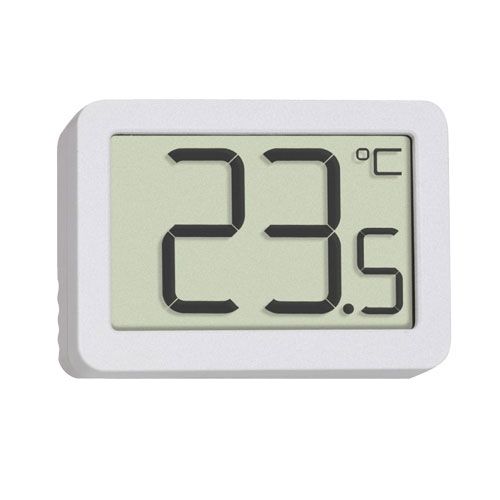 Thermomètre digital, affichage température ambiante, aimanté, LAB-ONLINE® - Blanc