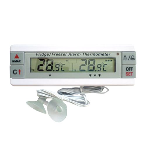 Thermomètre digital frigo-congélateur, double sonde, ALLA®, 13791028
