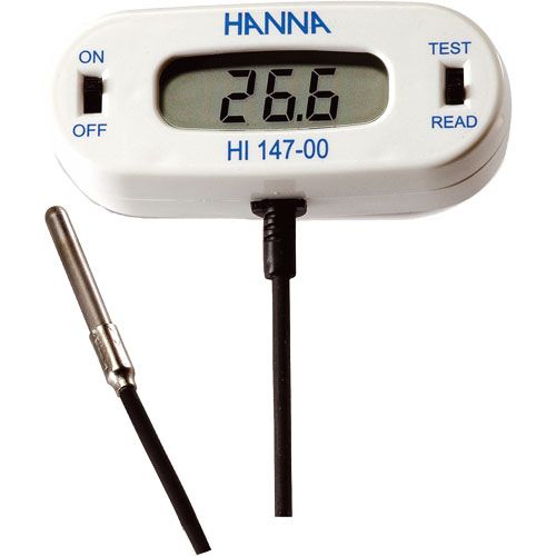 Thermomètre magnétique HI147-00, HANNA®, pour réfrigérateur ou