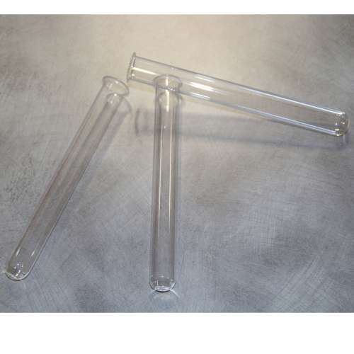 Tube à essai "ELKA" bord évasé, verre ordinaire, paquet de 100