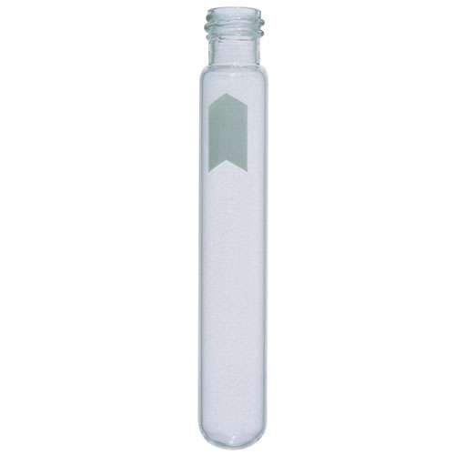 Tube de culture à vis, en verre à usage unique, sans capsule, KIMBLE®