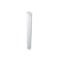 Tube de culture en verre sodocalcique fond rond, sans bouchon aluminium