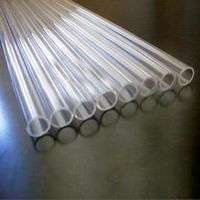Tube en verre borosilicaté, ouvert aux deux extrémités
