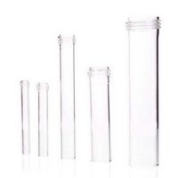 Tube fileté GL paroi épaisse pour travaux au chalumeau, en verre DURAN®