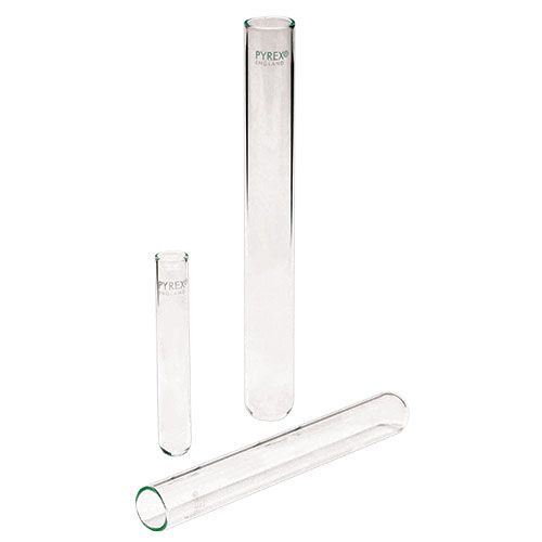 Tubes à essai, bord droit, verre PYREX® - Materiel pour Laboratoire