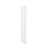 Tubes à essais en verre borosilicaté, bord droit, fond rond, modèle économique