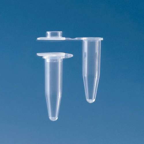 Tubes PCR avec capuchon attaché - individuel - incolore - capuchon plat
