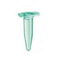 Tubes PCR BRAND® 0,5 ml av capuchon attaché - individuel - vert