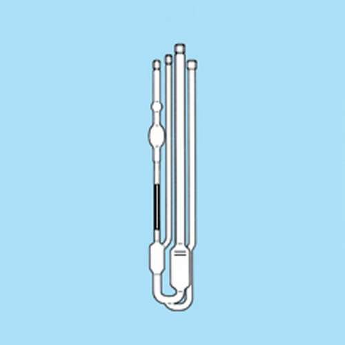 Tubes viscosimétriques Ubbelohde (ASTM) avec tube additionel, étalonné - Avec constance pour mesures automatiques