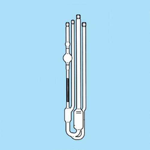 Tubes viscosimétriques Ubbelohde (DIN) avec tube additionel, étalonné, pour mesures automatiques