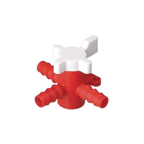 Vanne (robinet) trois voies, en PP/PE, BÜRKLE®