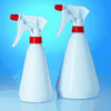 Vaporisateur VITLAB® forme erlenmeyer en polypropyléne (PP) blanc, capacité 800 mL, paquet de 5