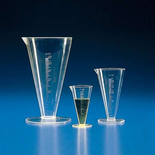 Verre à expériences gradue, TPX