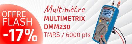 Offre Flash : Multimètre MULTIMETRIX DMM TMRS 6000 points à prix choc !
