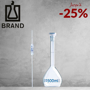 Promotion pipettes et fioles jaugées BLAUBRAND® jusqu'au 30 juin 2023